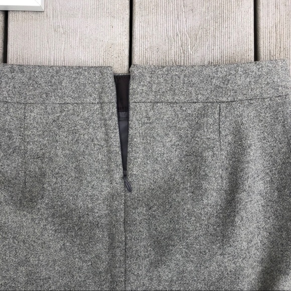 J. CREW grey, wool blend pencil skirt, size 00 - Picture 5 of 7